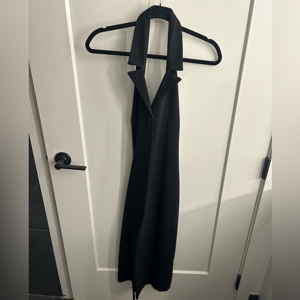 Zara Black Halter Dress